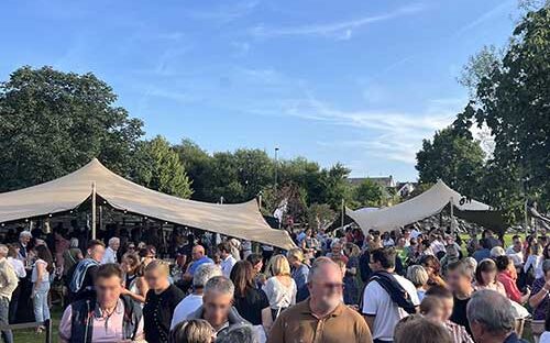 Tentes Stretch installées pour le Festival de Trélazé