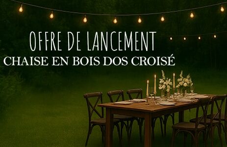 chaise bois location offre